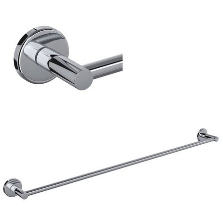 ROHL Lombardia And Avanti Bath 30" Single Towel Bar In Polished Chrome LO1/30APC